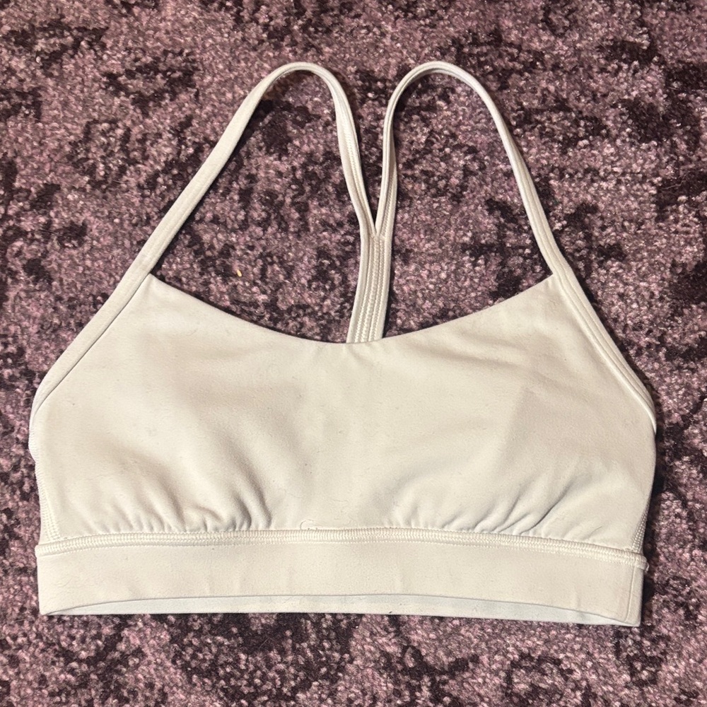 Lululemon Athletica white Sports Bra